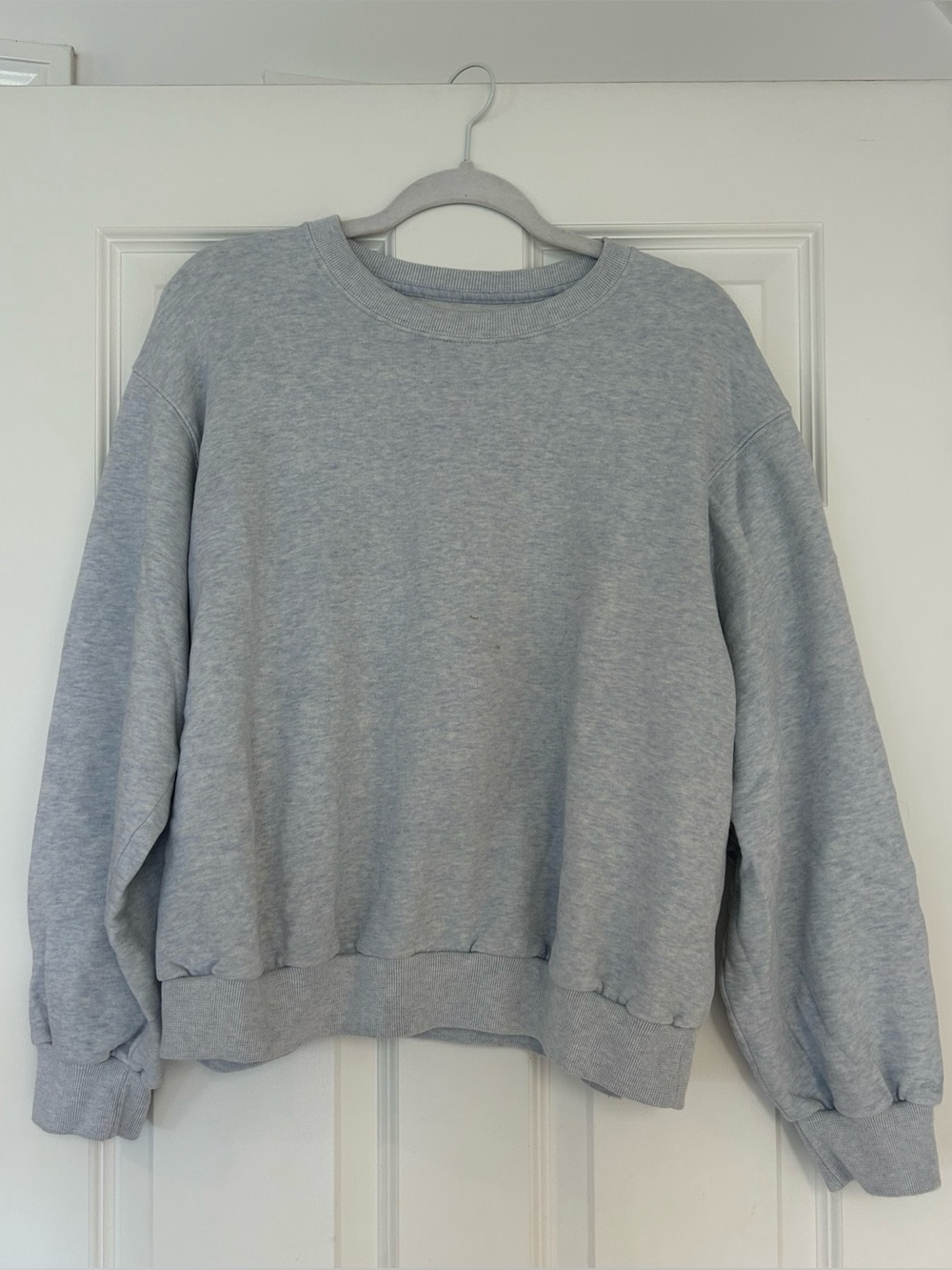 Hollister Crewneck Sweatshirt in Light Heather Blue
